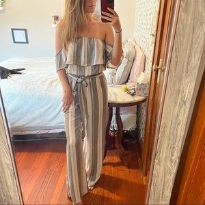 Strapless jumpsuit - new